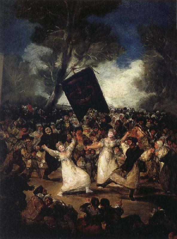 Francisco Goya Funeral of a Sardine oil painting picture